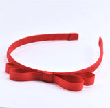 School Headband - One Colour Ribbon Bow