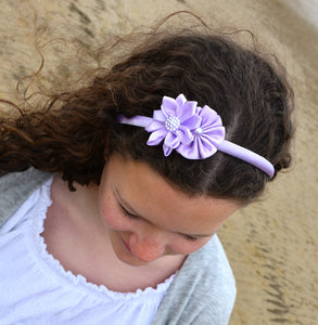 Flower Headband - Lavender