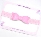 Madeleine Pink Bow Headband