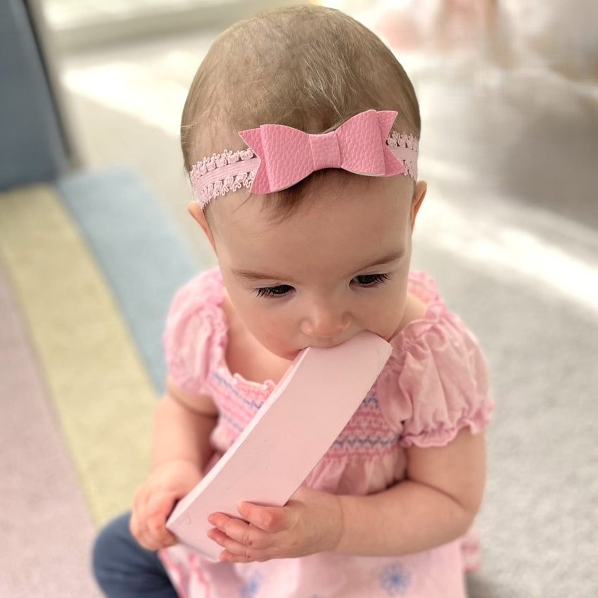 Madeleine Pink Bow Headband