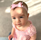 Madeleine Pink Bow Headband