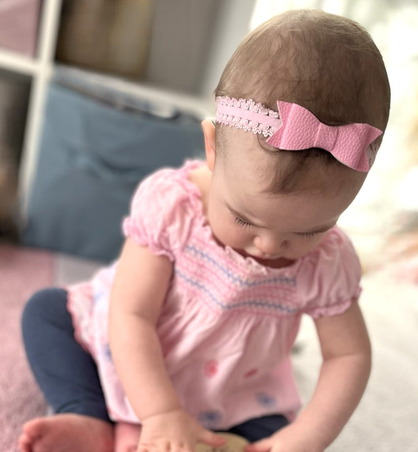 Madeleine Pink Bow Headband