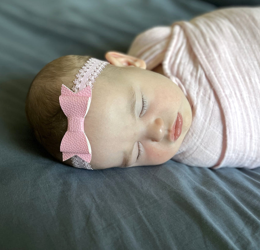 Madeleine Pink Bow Headband