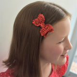 Annabelle Bow Hair Clip - tinsel