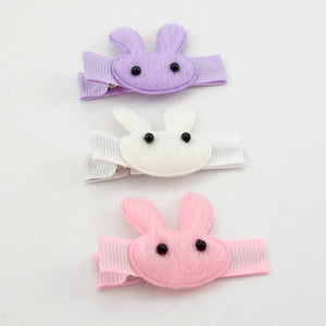 Set of 3 Easter Bunny Hair Clips