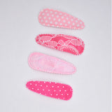Snap Clips - pink - set of 4